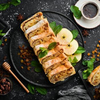 závin z jogurtového těsta