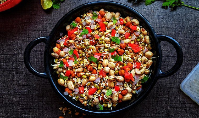 Salat ze tri druhu fazoli