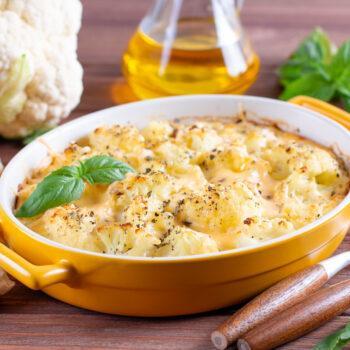 Recept na zapečený květák se sýrem