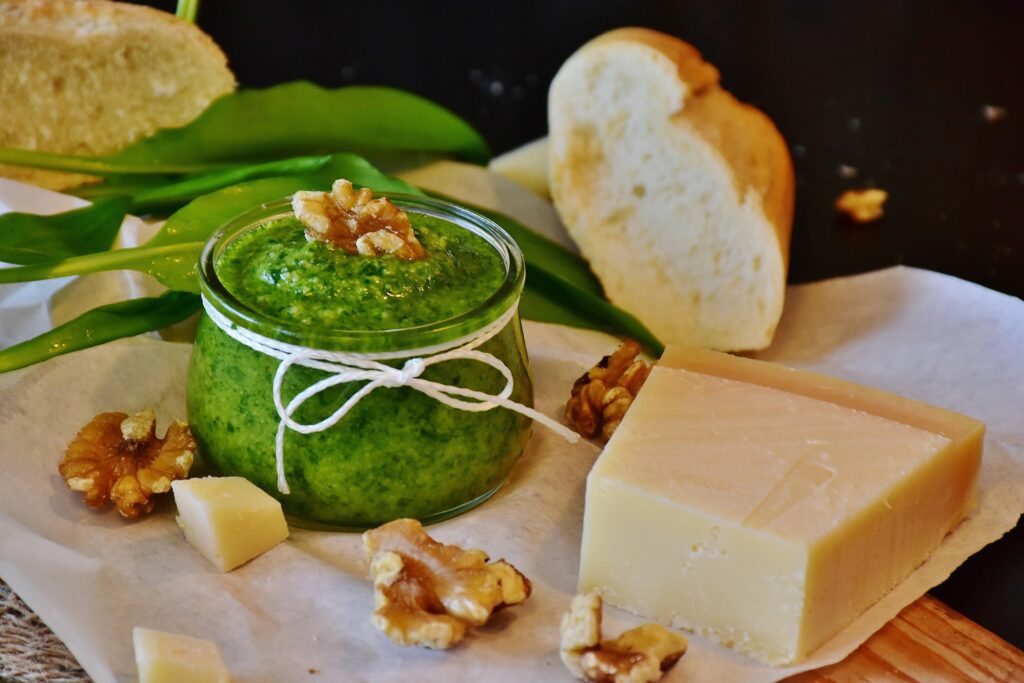 Veganské pesto