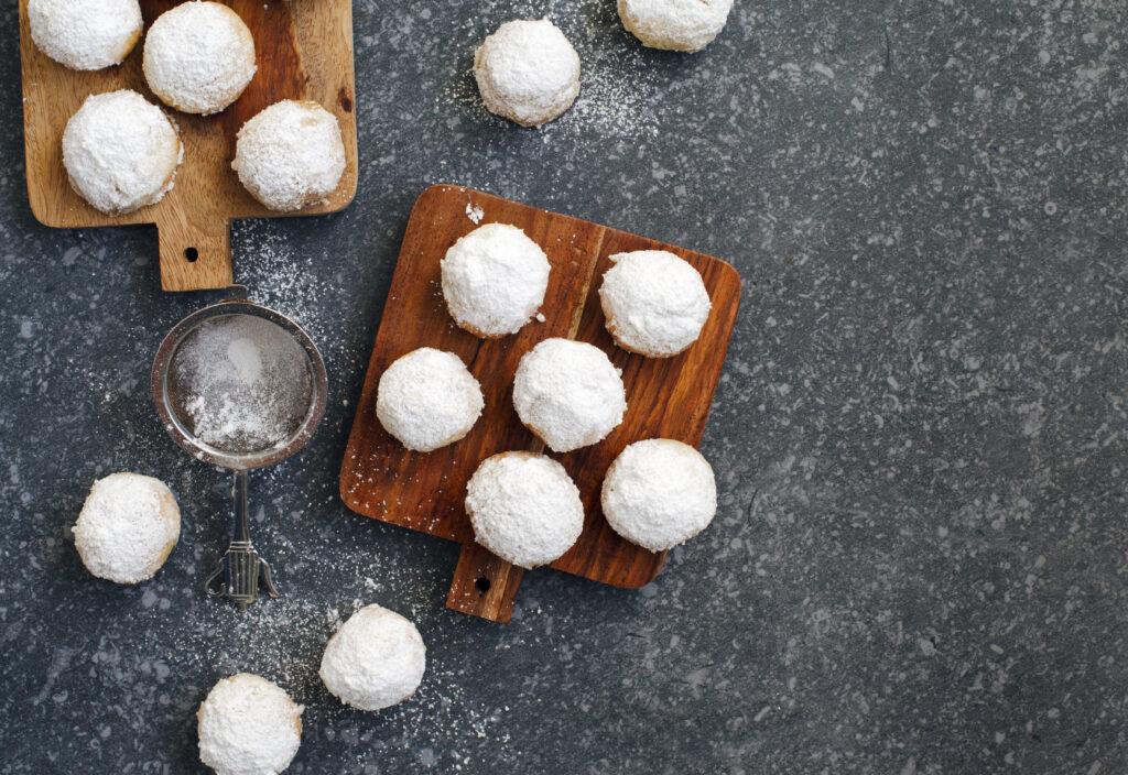 mexické svatební cookies