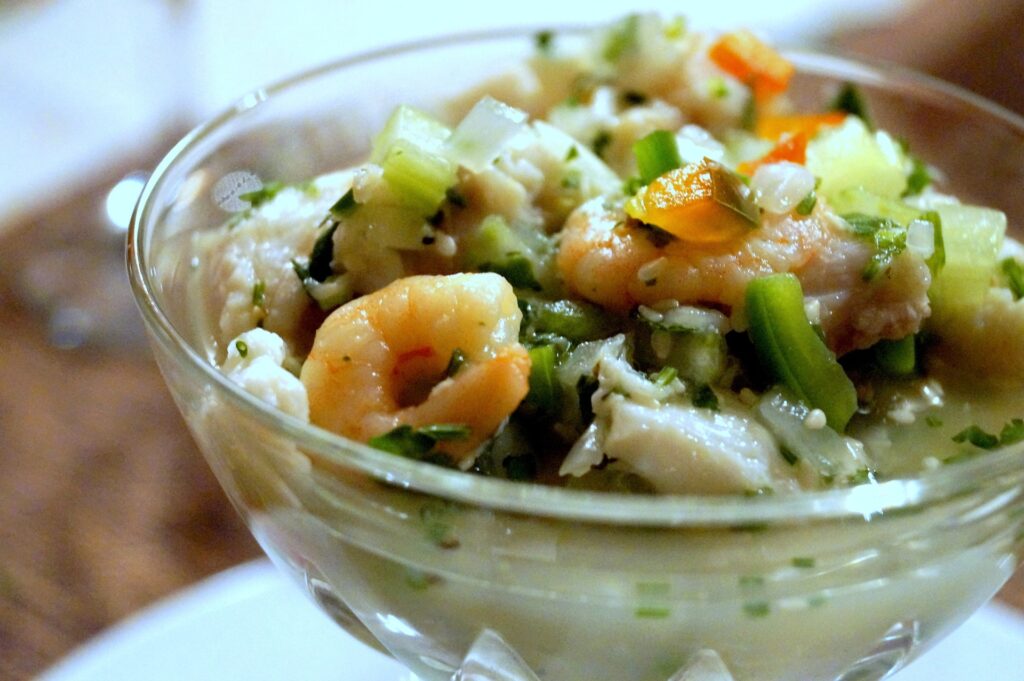 Krevety Ceviche