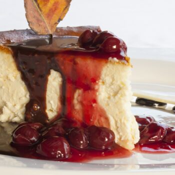 Třešňový cheesecake